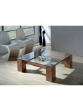 Mesa de Centro Adra Melamina Marrón c/Vidrio