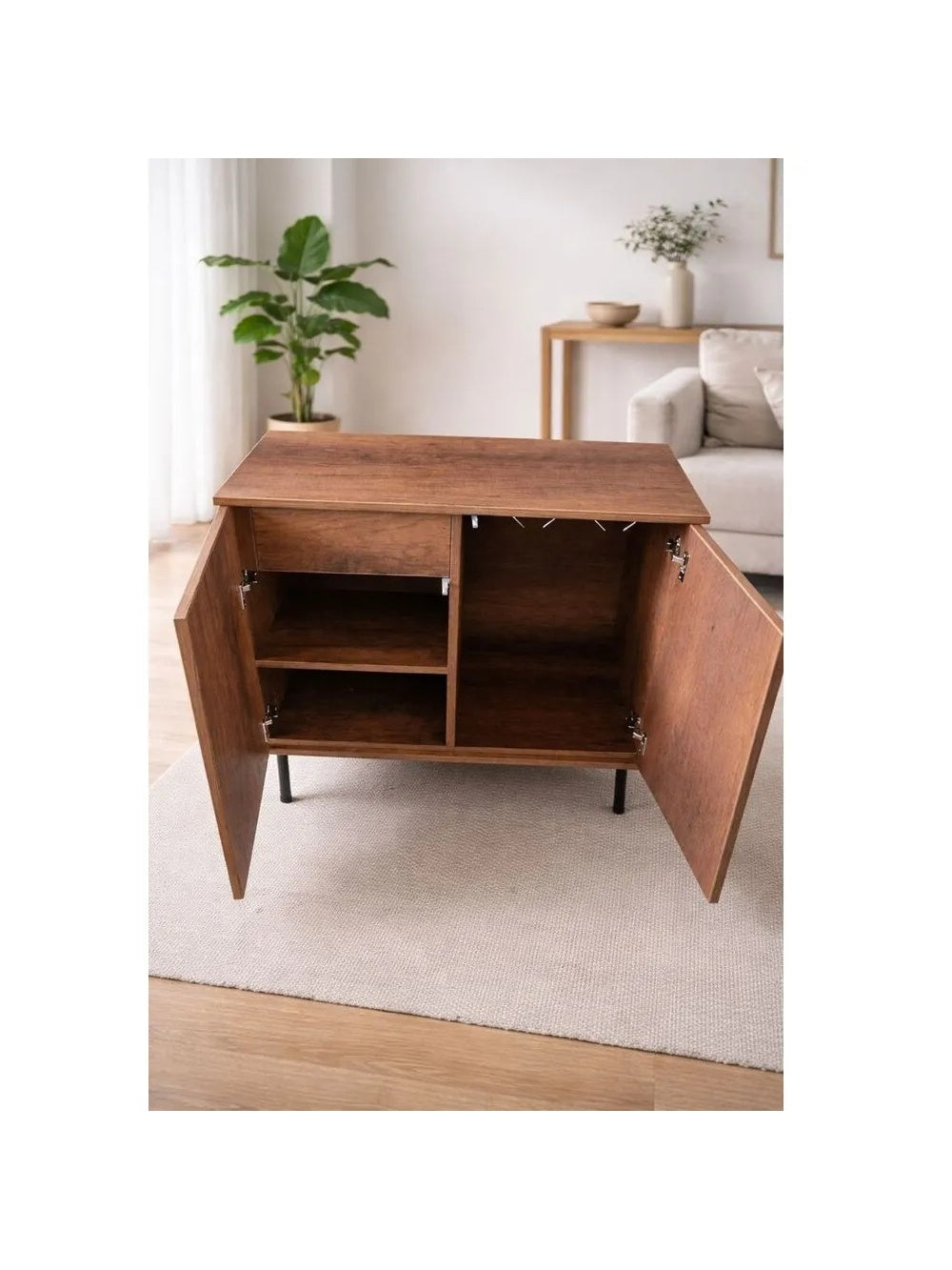 Mueble de Bar Moderno Wisin Color Caramelo TU MESITA