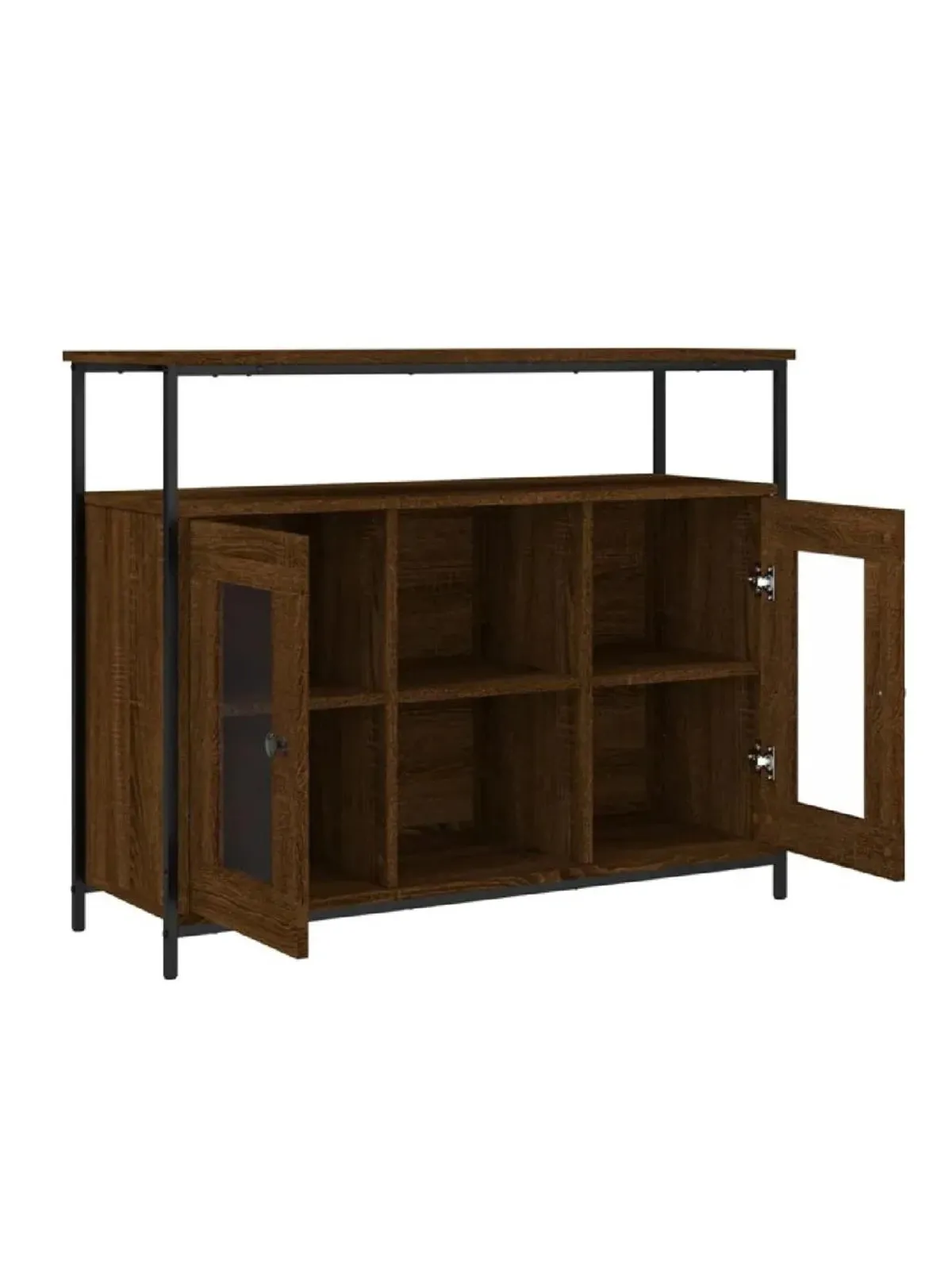 Aparador Industrial TU MESITA Donavan color Marrón 2 puertas