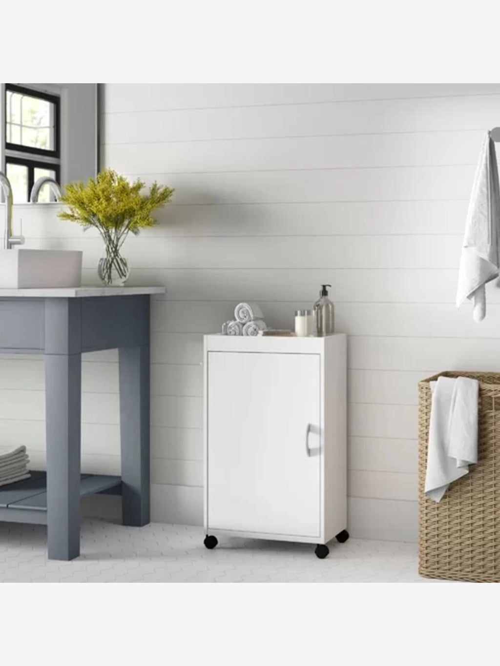 Mueble Organizador de Baño Ariel Blanco