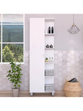 Mueble auxiliar de Baño Multiusos Pukas color Blanco TU MESITA