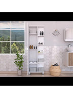 Mueble auxiliar de Baño Multiusos Pukas color Blanco TU MESITA