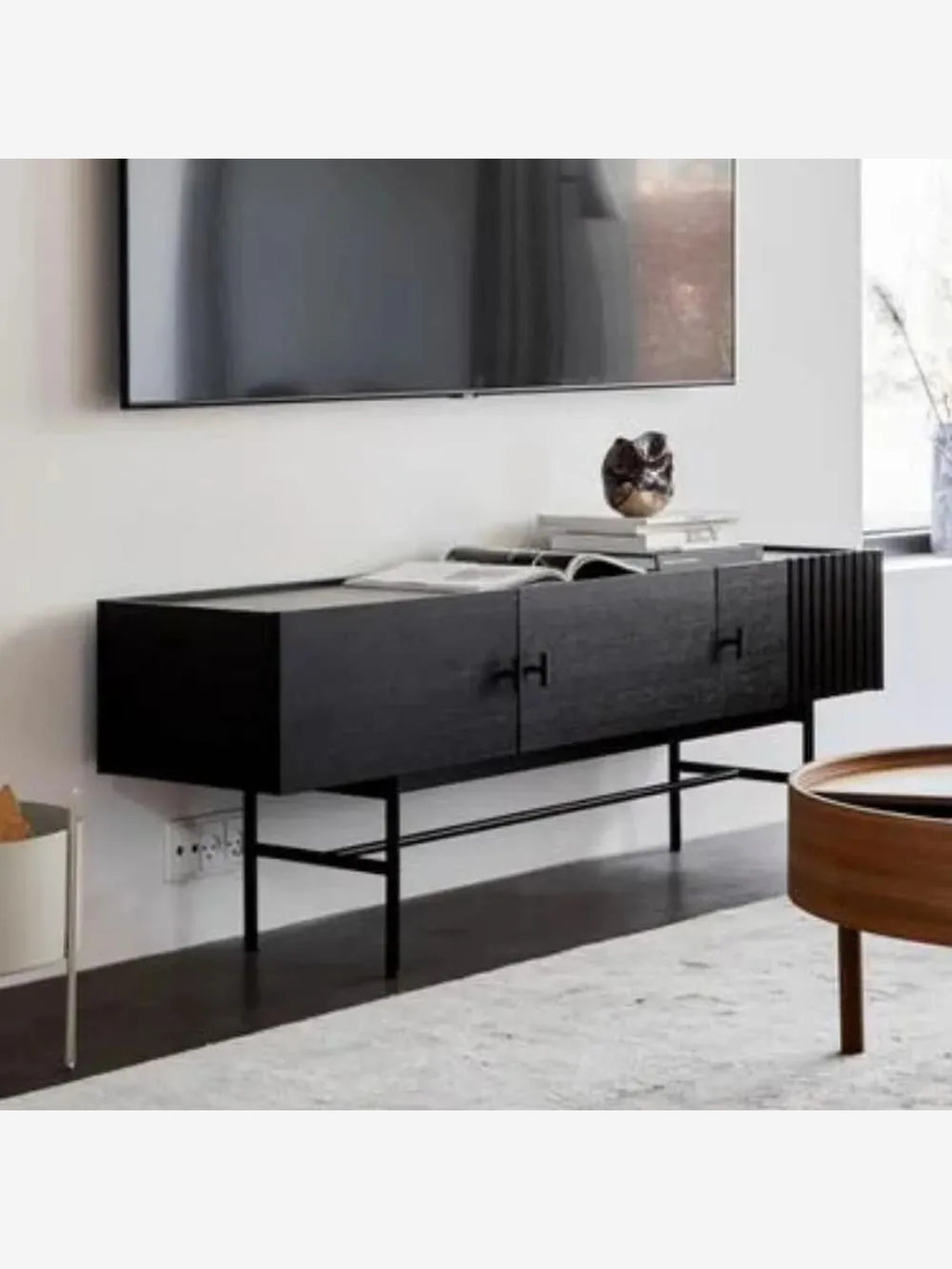 Mesa de TV Kayla Color Roble Negro TU MESITA