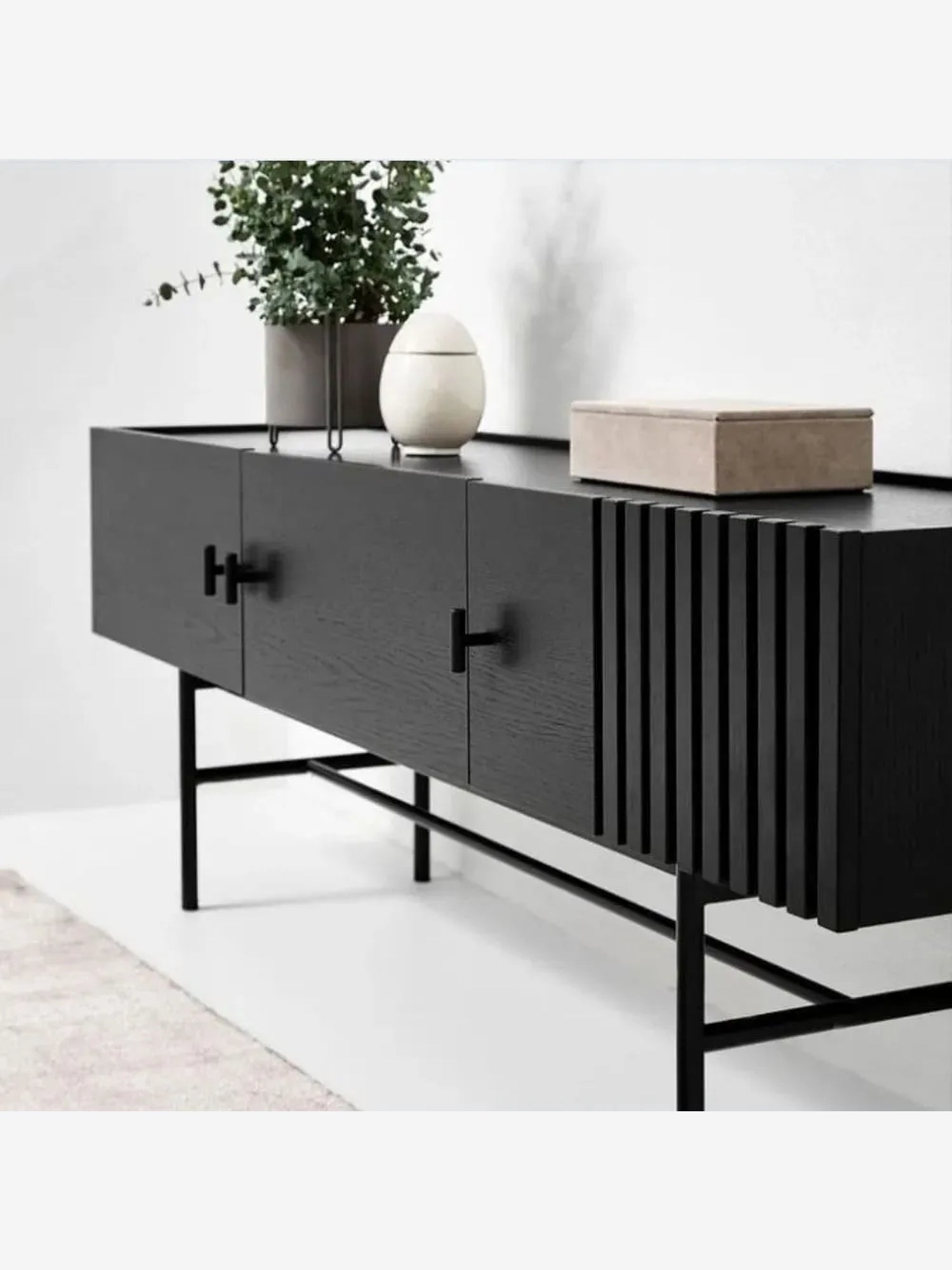 Mesa de TV Kayla Color Roble Negro TU MESITA