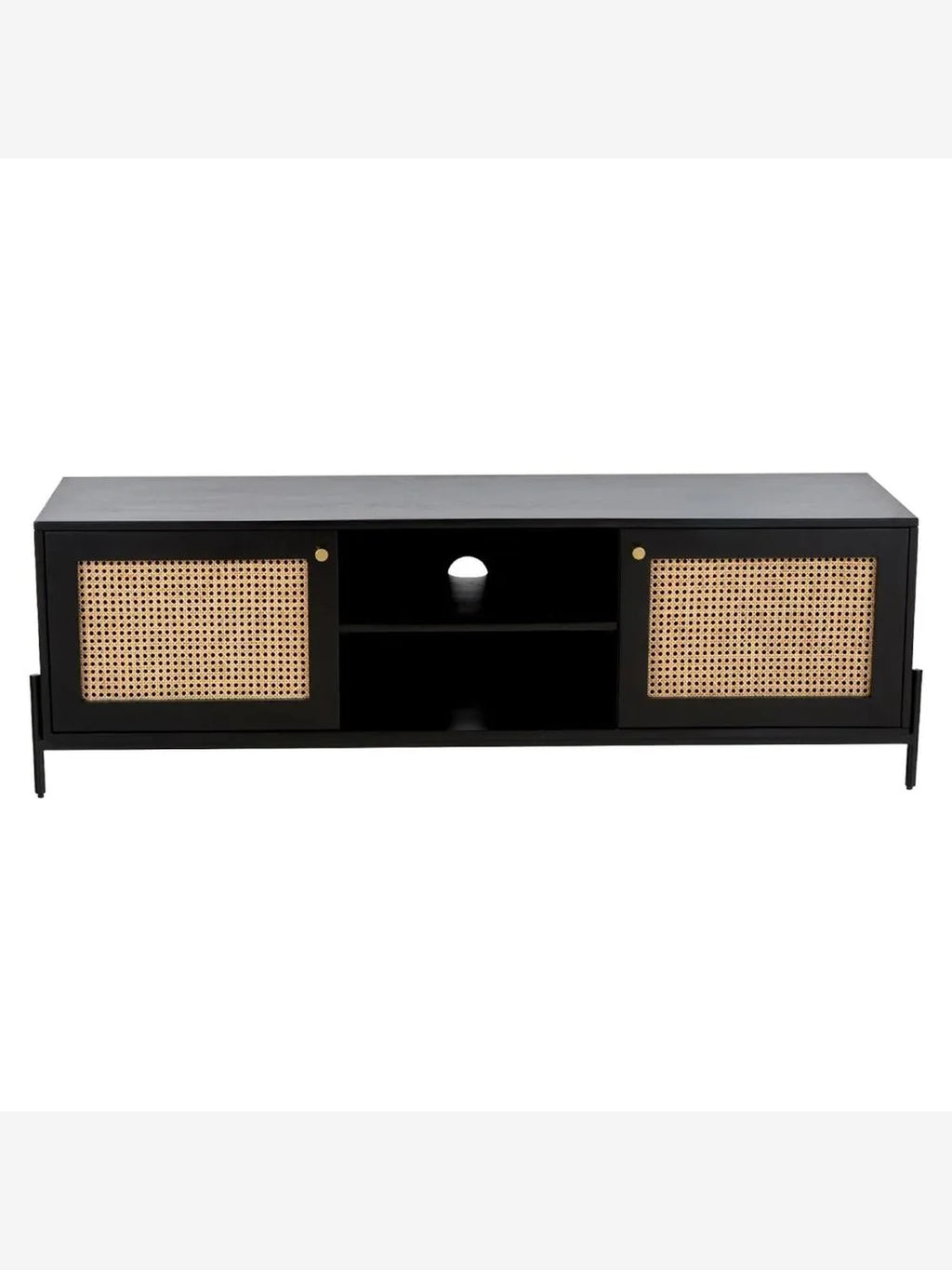 Mesa de TV Micro Color Roble Negro TU MESITA