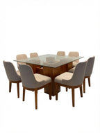 Juego de Comedor Toscana 8 Sillas de Madera TU MESITA