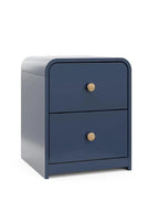 Mesita de Noche Infantil Amadeus color Azul Mediterráneo 2 cajones TU MESITA