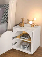 Velador Infantil Moderno Lucy color Blanco 1 puerta TU MESITA