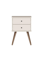 Mesa De Noche Vintage Croacia Beige